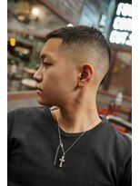 フォーコーナーズカットショップスリーセント 栄(FourCornersCutShop 3/cent)&nbsp;ボウズフェード