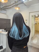 シェイロ(Cielro)&nbsp;ライトブルー/ケアブリーチ/インナーカラー☆suzu☆