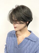 アース コアフュールボーテ 川中島店(EARTH coiffure beaute)&nbsp;ナチュラルベージュ_ヨシンモリ_顔周りレイヤー_レイヤーカット
