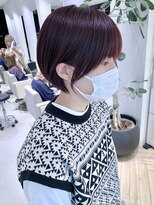 ステアケース ギンザセブン(stair:case ginza7)&nbsp;艶髪レッドブラウンマッシュショート