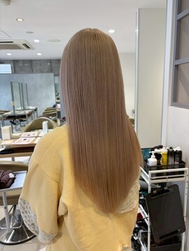 アース 高円寺店(HAIR & MAKE EARTH) ミルクティーベージュ 【@mppp_32485】