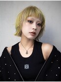 【GEEKS渋谷】レイヤーボブ/シャギーカット/ミックスカラー/小顔