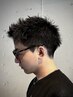 【メンズ限定】メンズカット＋スパイキーショートパーマ＋眉毛カット￥11000