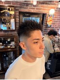 スパイキーショートスキンフェード