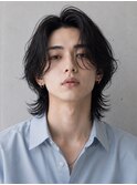 men's/メンズ/リバースセンターパート/ニュアンス/ダウンパーマ