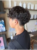 【メンズ】海外風シャドウパーマ