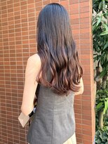ヒントステーション(HINTSTATION) 〈浅草美容室〉ロングストレートナチュラルウェーブスタイル
