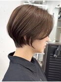 大人ショートハンサムショート丸みショートショートボブ髪質改善