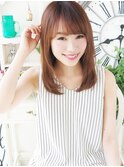 【ジュレベール 松田】 大人美しく輝くストレートセミディ☆