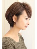 大人の耳かけボブ×ノームコア×美シルエット
