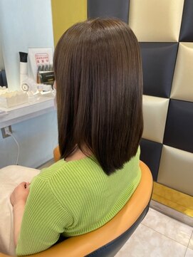 髪技空間アノン(anon) オリーブカラ-