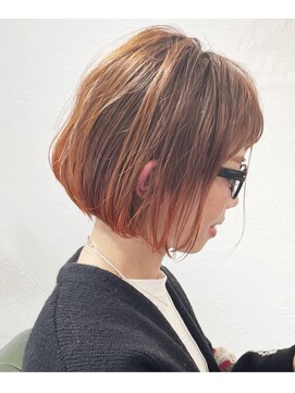 ホロホロヘアー(Hair) ホロホロ Hair ボブオレンジ