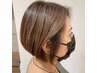 ☆大人世代新定番ヘアカラー白髪ぼかしハイライト+カラー+カット＋炭酸