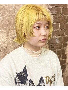 マギーヘア(magiy hair) イエローカラー［magiyhair西部笑］
