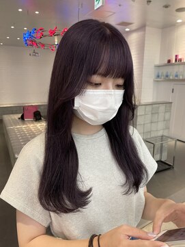 ゲーム 原宿店(GAME) パープルグレー/ダブルカラー/ケアブリーチ/髪質改善/原宿