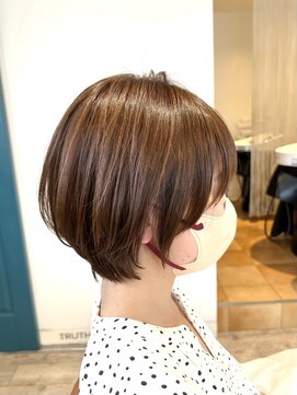 イト リトルヘアガーデン(ito. little hair garden) ショートボブ×ベージュ