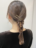 お呼ばれヘア◎タイトアレンジ【銀座ヘアセット】