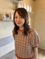 ワンネスヘアーサロン(oneness hair salon)&nbsp;ふわふわデジタルパーマスタイル