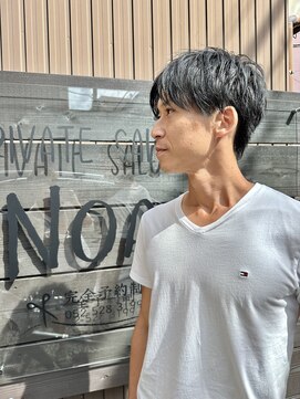 ノア(NOA) センターパート　爽やかマッシュ