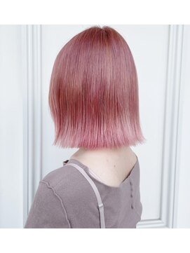 シャルティア(SHALLTIA) 切りっぱなしピンク【山口ヘアカラー】【山口ダブルカラー】