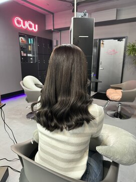 クク 那覇国際通り(CUCU) #オリーブグレージュカラー#ツヤカラー