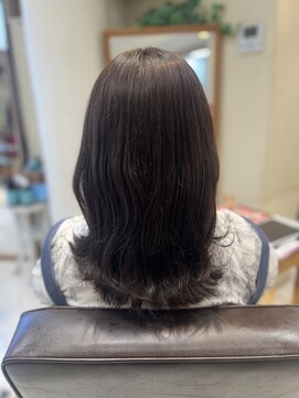 美容室 パルス 静岡鷹匠店(PALS) 髪質改善 シアーカラー ラベンダーグレージュ 透明感 韓国