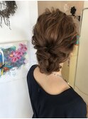 ヘアセット　編みおろし　メイク　成人式　着付け