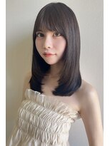 モアナ バイ ラナ 甚目寺店(MoanA BY LANA)&nbsp;20代／30代/透明感カラー/韓国風/ぱっつん前髪