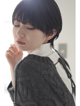 モアナ バイ ラナ 甚目寺店(MoanA BY LANA) 韓国風/透明感カラー/オリーブベージュ/ぱっつん前髪/小顔カット