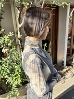 バートランド 白楽(Bertland)&nbsp;島田/髪質改善 縮毛矯正 ナチュラルストレート ボブスタイル人気