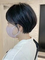 メモリーズ 表参道(Memories)&nbsp;白髪ぼかし/ひし形/癖毛/大人ショートボブ/60代50代40代