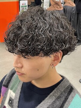 テン 心斎橋(tenn.) 心斎橋プードルパーマ波巻きスパイラルパーマシャドウパーマ◎
