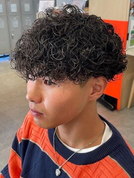 テン 心斎橋(tenn.) 心斎橋プードルパーマ波巻きツイストスパイラルパーマ緩め★