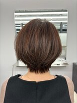リクラウドヘアアパートメント(re:cloud hair apartment) 丸みショート　マッシュショート　白髪ぼかしカラー