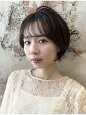 “岩田莉奈”イメチェン似合わせ美髪ショートボブ　新宿