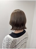 ボブ×アッシュベージュ