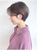 ショート顔周りレイヤーおくれ毛美髪_ba349152