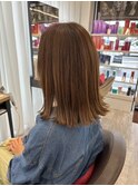 ベージュミディアムスタイル