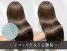 "髪の毛が柔らかくをハリコシと艶がほしいお客様"専用メニュー