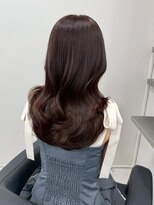 ベレーザシェルト(Beleza scelto) 15397オリーブグレージュ韓国風巻きレイヤーカットワンホンヘア