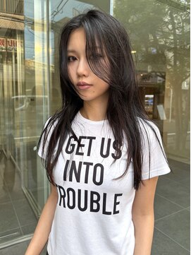 ロジエ(ROSIER) ロングシースルーレイヤーカット