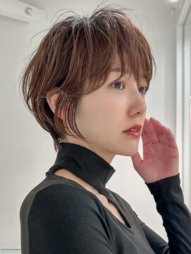 ロンドエニカ 大宮(Lond enika) グランマッシュ/細めハイライト/ショート/白髪ぼかし/前髪/大宮