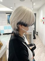 アンドソー 池袋(&so.)&nbsp;デザインカラー/ホワイトブロンド/裾カラー/ブルーカラー/池袋