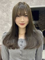 シオ ヘアー デザイン(Sio. hair design)&nbsp;大人女性必見！色気溢れる透明感オリーブグレージュカラー！
