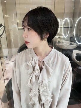 マイル 渋谷(mile) ソフトマッシュショート/オリーブアッシュカラー