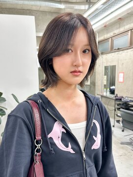 ノエ(noe) ミニボブ/ボブ/レイヤーカット/ダブルカラー/ブリーチ/栄c196