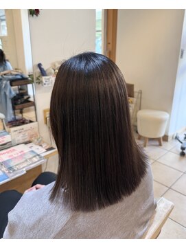 素髪風ナチュラルストレート