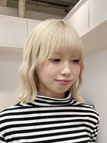 ミーム 原宿 表参道(meme) ◎ブロンドハイトーンカラーデザインカラーアンブレラカラー金髪