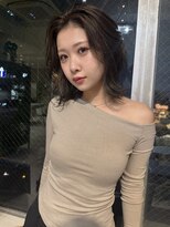 シキ(SIKI)&nbsp;【yuu】ミディアムレイヤー×オリーブグレージュ