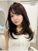 ブリーチなしダブルカラー透明感グレージュ艶感たっぷり